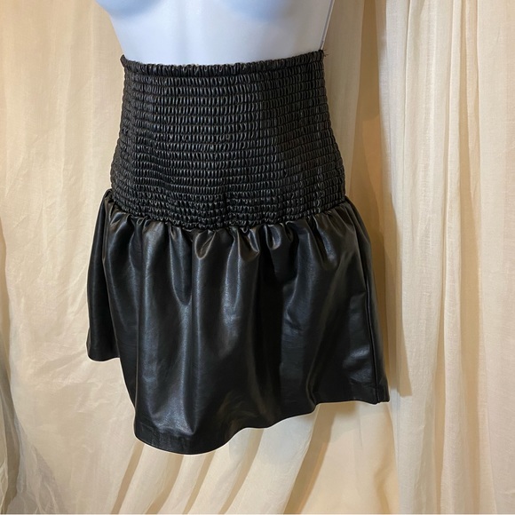 Mustard Seed faux leather skort - Picture 8 of 10